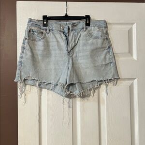 American Eagle Outfitters Light Blue Denim Shorts